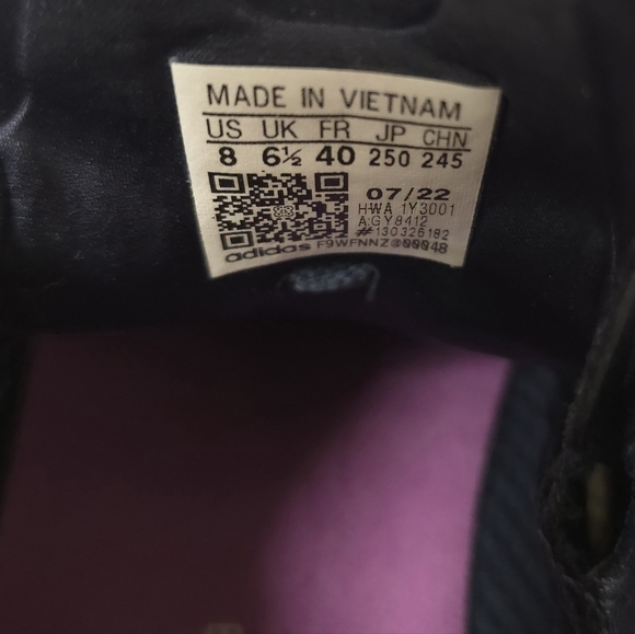 ADIDAS 4DFWD PULSE 2 Women's Running Shoes-Shadow Navy/Matt Purple Met Sz8 - Picture 16 of 16